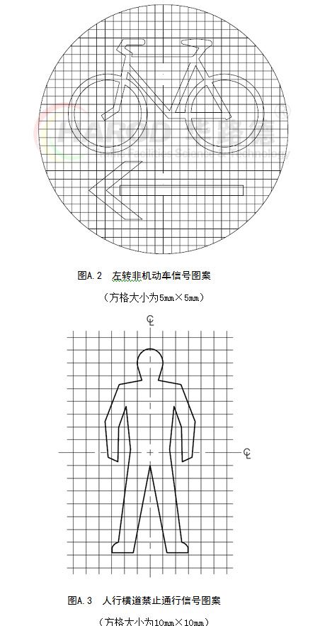 左转非机动车信号图案